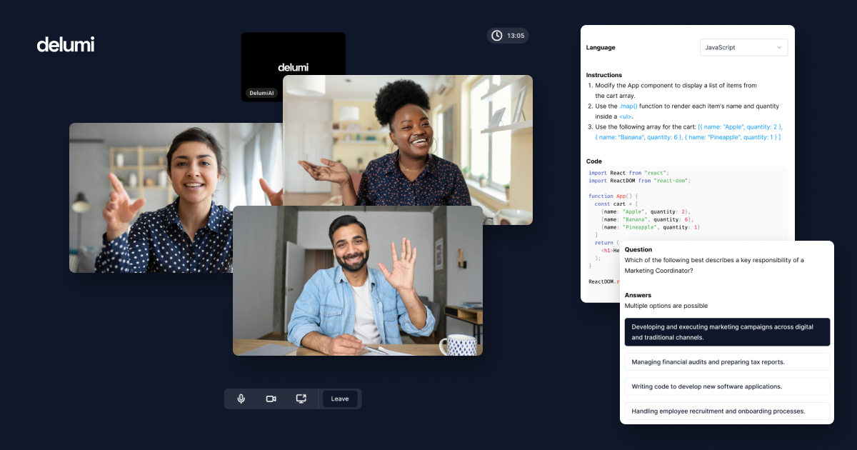A screenshot from important parts from DelumiAI